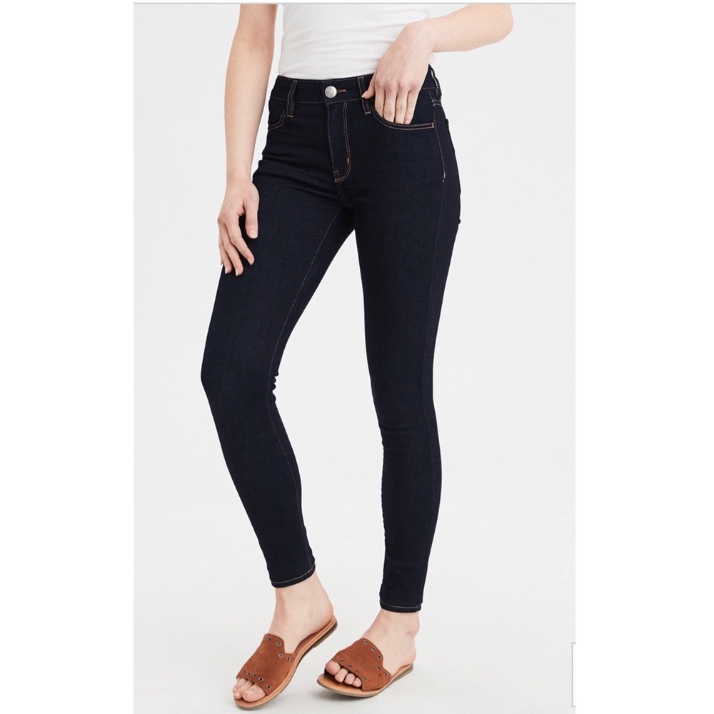 American Eagle Hi-Rise Jegging Dark wash